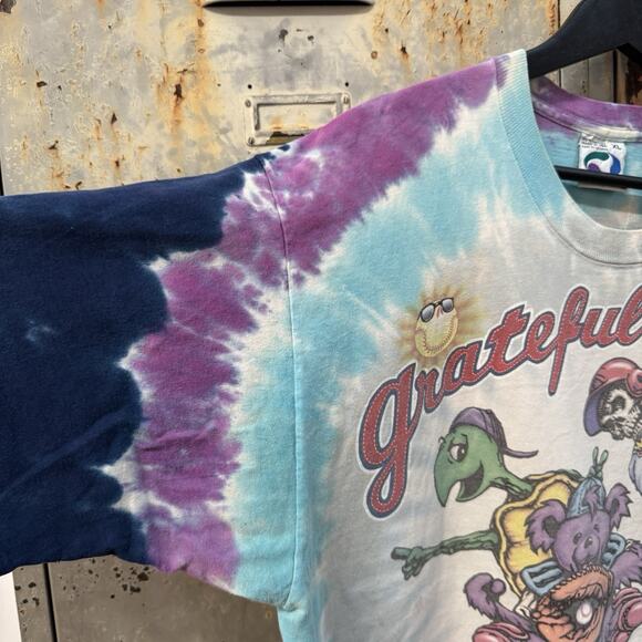 Vintage 1994 Grateful Dead Steal Your Base Baseball Bears T Shirt XL Liquid Blue - Picture 3 of 10